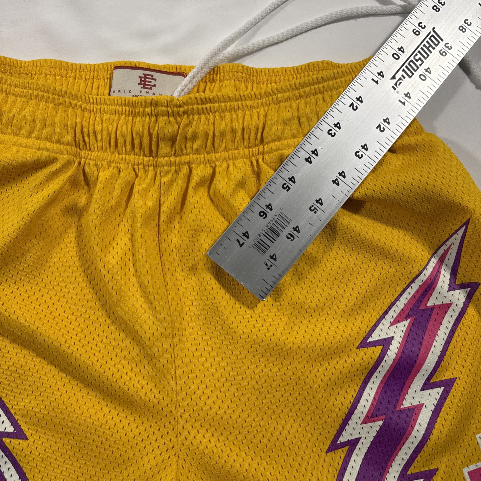 Eric Emanuel EE Basic Lightning Bolt Mesh Yellow … - image 7