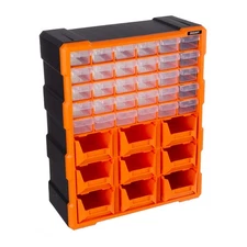 39 Bin Small Parts Organizer Screw Organizer Tool Garage Storage Craft Cabinet