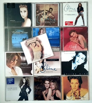 13x Celine Dion  - 7 Alben, 6 Maxis