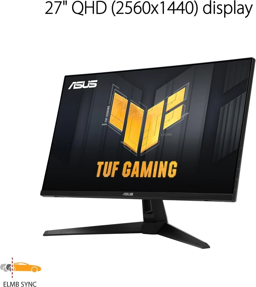 TUF Gaming 27” 1440P Monitor, 180Hz, 1ms - Image 4 of 4