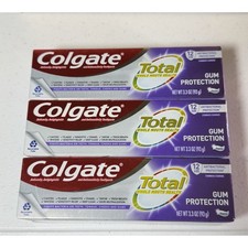 Colgate Total Gum Protection Fluoride Toothpaste, 3.3oz Lot of 3 New Read