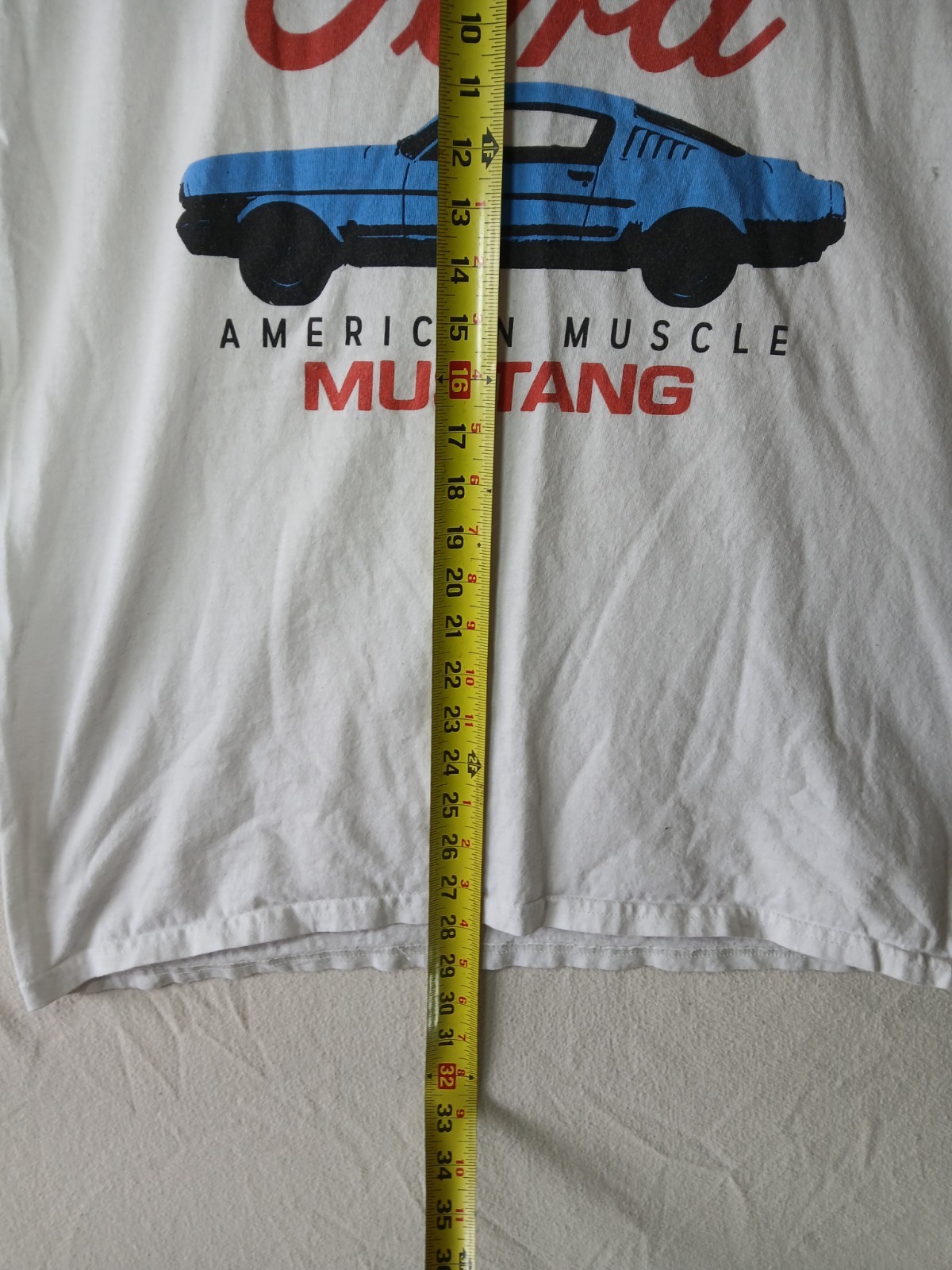 PONY T shirt Ford Mustang American Muscle grafica XL maglietta cotone