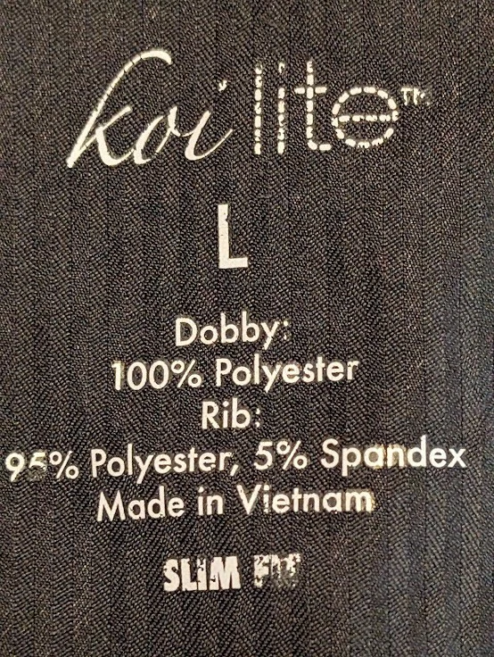 Blusa Médica Koi Lite Reform Para Mujer L Corte Ajustado Gris 2 Bolsillos Elastizada Ombre Dobby Foto 2 de 4