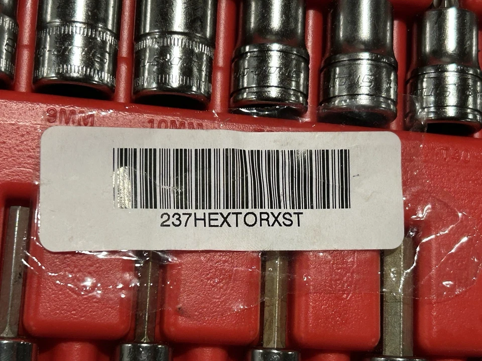 NEW SNAP-ON™ 237HEXTORXST 1/4" 3/8" DRIVE 37PC TORX HEX BIT SOCKETS - Image 2 of 4