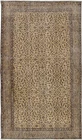 Vintage Hand-Knotted Area Rug 3'8" x 6'7" Traditional Oriental Wool Carpet