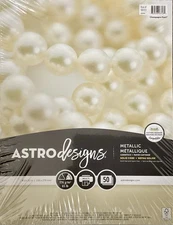 Card Stock Astro Designs Champagne Pearl 8.5x11 50 Sheets Free Shipping