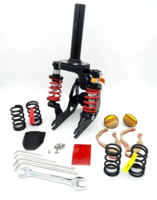 SHARKSET vorne Stoßdämpfer für Xiaomi M365/PRO/PRO 2/1S/Essential - Farbe ROT