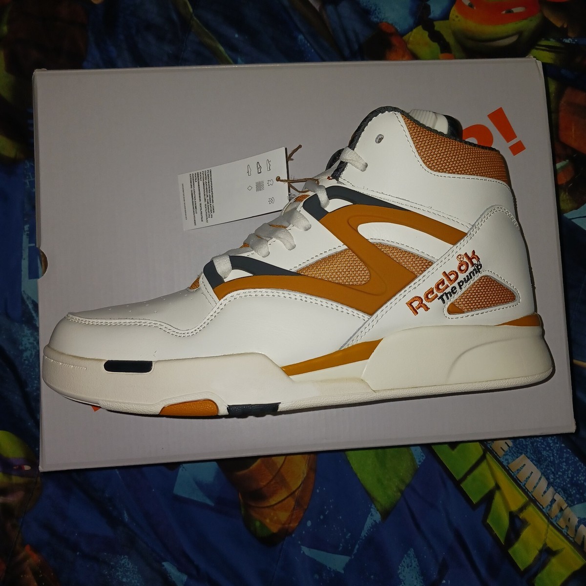 ② uranium7　806045 Size 8.5 - Reebok Pump Omni Zone 2 Radiant Ochre for sale
