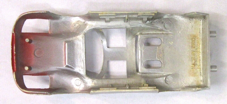 Tyco PORSCHE 908 #2 1960 plata HO slot car CUERPO solamente Foto 3 de 4
