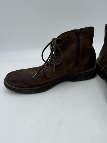 Size 10.5 Men’s Mark Mason Brown Leather Chelsea Boots Ankle Round Toe Chukka - Picture 6 of 17