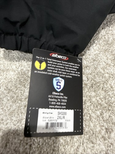 Elbeco Shield Duty Jacket SH3200 Police EMS Fire Black 2XL Regular - Picture 4 of 13