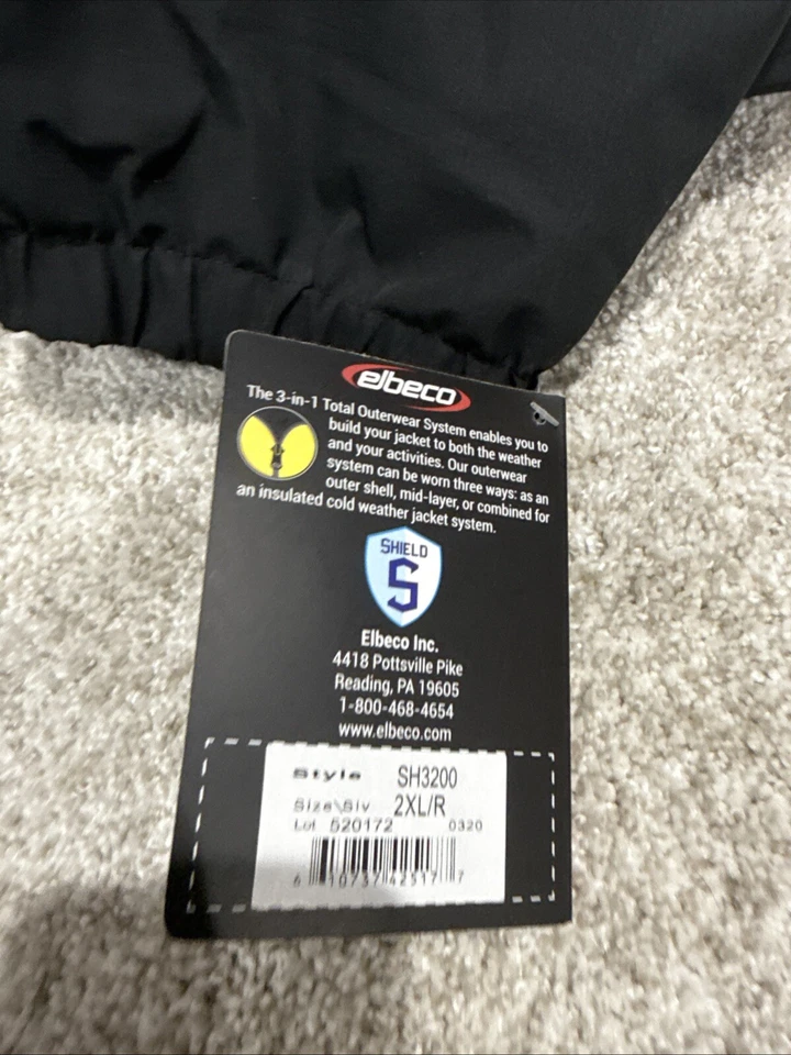 Elbeco Shield Duty Jacket SH3200 Police EMS Fire Black 2XL Regular - Image 4 of 4