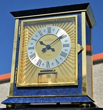 1971 Jaeger-LeCoultre Atmos Royale Lapis Blue Perpetual Watch Beautiful