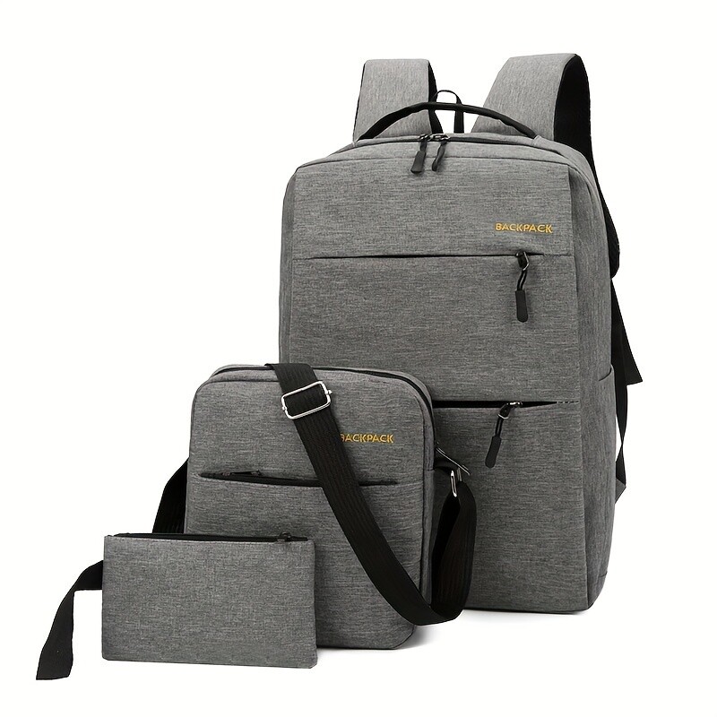 1pc Stylish Travel Laptop Backpack - Durable Business Notebook Computer Bag