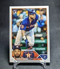 Corey Julks Rookie RC 2023 Topps Update Card #US228 Houston Astros