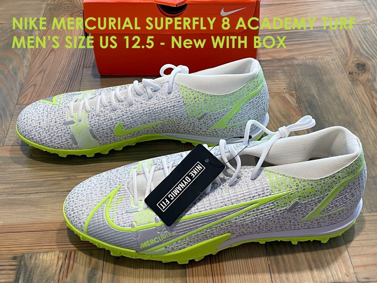 Nike Mercurial Superfly 8 Academy TF Metallic Silver Volt