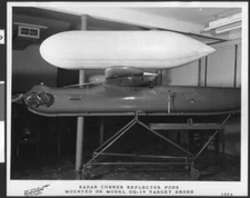 Radar Corner Reflector Pods Mounted On A Target Drone 1950 California Old Photo