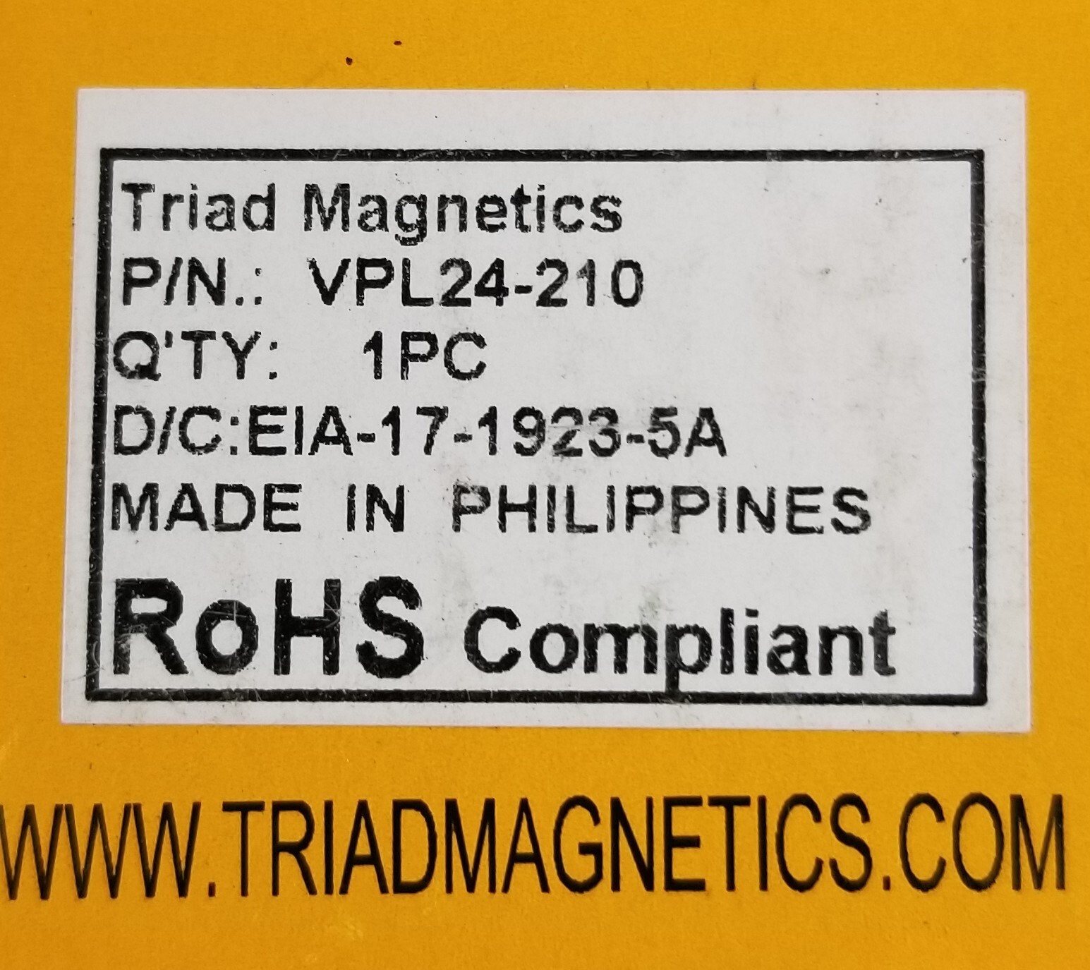 Triad Transformer 2 X 12v 5va Vpl24210 for sale online eBay