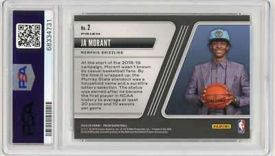 2019-20 Panini Prizm - Luck of the Lottery Ja Morant #2 Silver