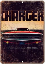 1970 Dodge Charger 500 Vintage Car Ad Reproduction Metal Sign A250