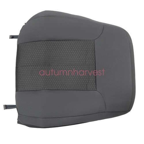 Fits 2011-2016 Ford F250 Driver & Passenger Bottom & Top Cloth Seat Cover Gray - Picture 16 of 23
