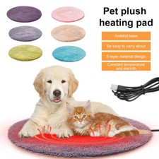 6W USB Electric Pet Heat Pad Blanket Mat Dog Cat Warm Sleeping Bed 15.7in