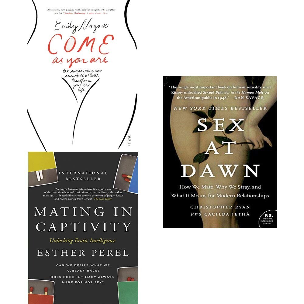 Come as You Are, Mating in Captivity and Sex at Dawn 3 Books Collection Set
