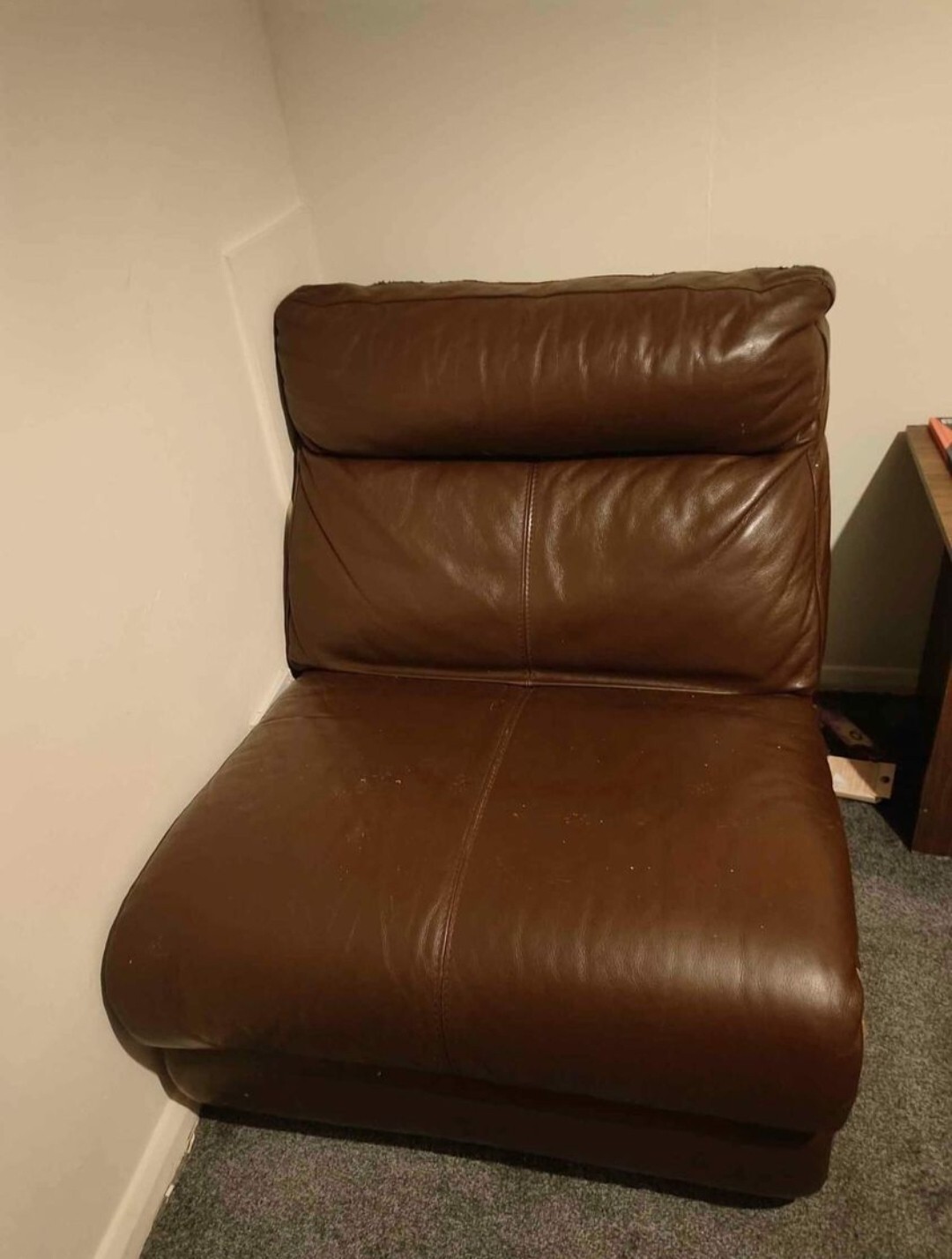 sofa 3 and 2 seater used leather eBay