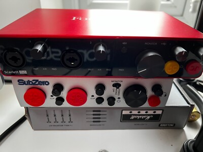SubZero AI2 USB Audio Interface JackCap Staubschutz Set XLR Klinke Gummi Eingangskappe