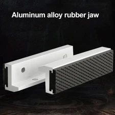 Pair 8" 200mm Universal Vise Jaws with Strong Magnetic Soft Vice Pads Cover