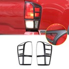 ABS Matte Black Tail Light Frame Bezel Trim cover Fit For Toyota Tacoma 2016-22