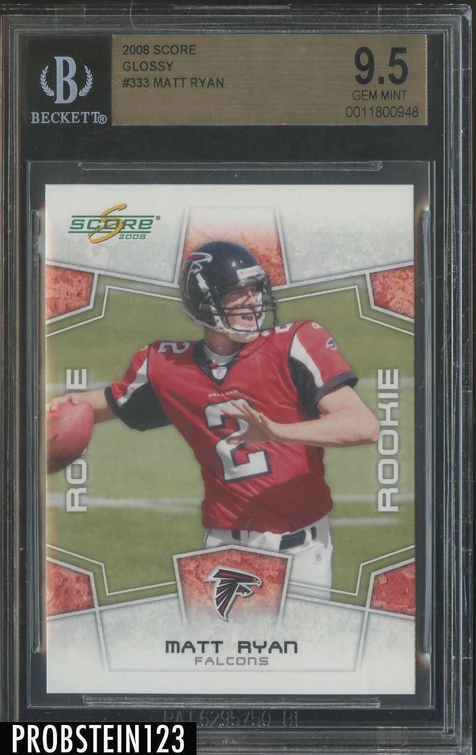 Matt Ryan Score #333 Glossy