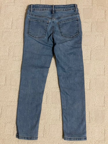 Girls Size 7 JUMPING BEANS Distressed Sequin-Embellished Adjust-Waist Jeggings - Picture 6 of 11