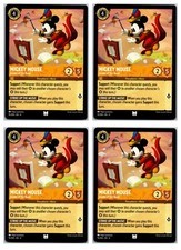 15 Mickey Mouse Leader of the Band PLAYSET x4 Disney Lorcana Ursula's Return 4x