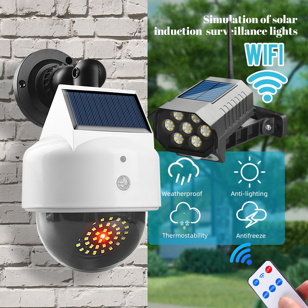 Dummy Camera Fake Security CCTV Dome Camera with Motion Seneor LED