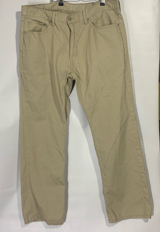 Levis Mens Chino Pants Beige Tan Pockets Belt Loops Flat Levis Mens Chino Pants Beige Tan Pockets Belt Loops Flat