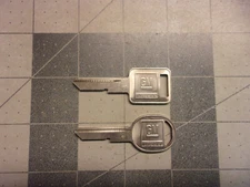 GM 1154608 & 1154609 Key Blanks Chevrolet Buick Cadillac "J" "K"