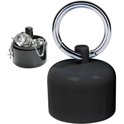 Leakproof Ring Holder Keychain Anti-loss Jewelry Storage Box Case  Women Girls - Photo 1 sur 15