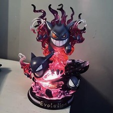 Action Figure Pokémon Gastly Gengar Haunter Evolution 25cm Da Collezione Anime