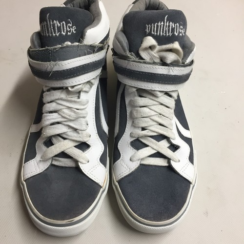 Punk Rose High Top Shoes Women' Size 10 Gray White - Picture 2 of 8