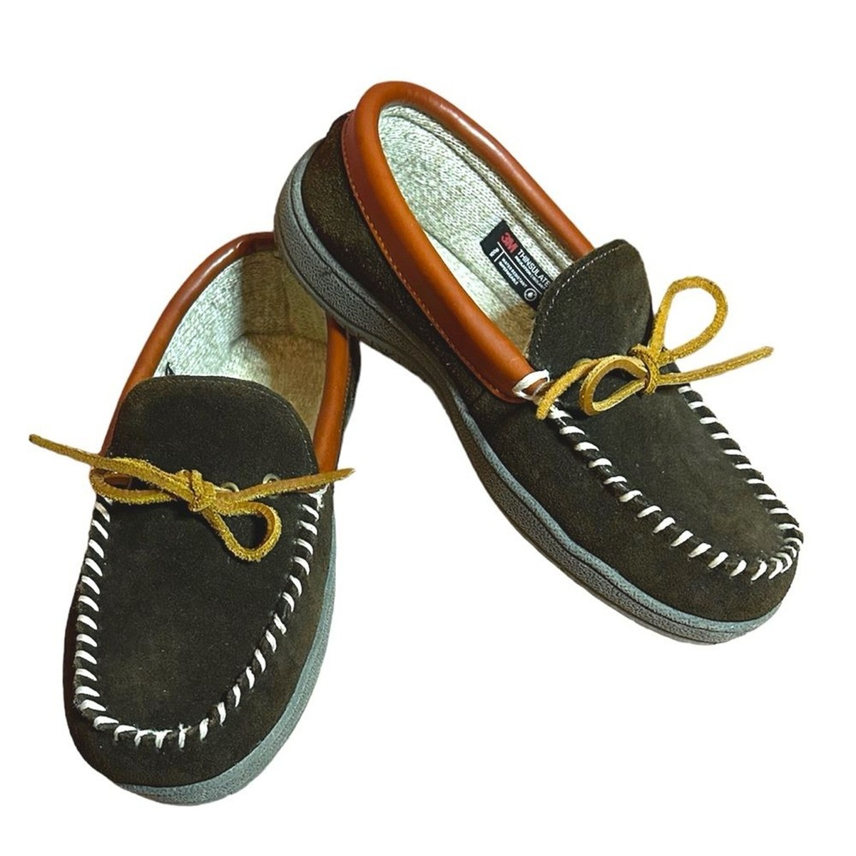 The Vermont Country Store ~ Australian Shearling Moccasin Slippers ~ Size 8 Tan The vermont country store Australian | Mercari main image 2