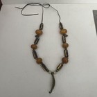 African trading Beads /Amber beads / Ashanti Beads and Motifs. 22 Inch Length — photo 1