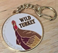  vintage WILD TURKEY Austin, Nichols & Co keychain VGC