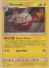 Pokemon TCG SM Team Up 39/181 Electrode Holographic Rare Card