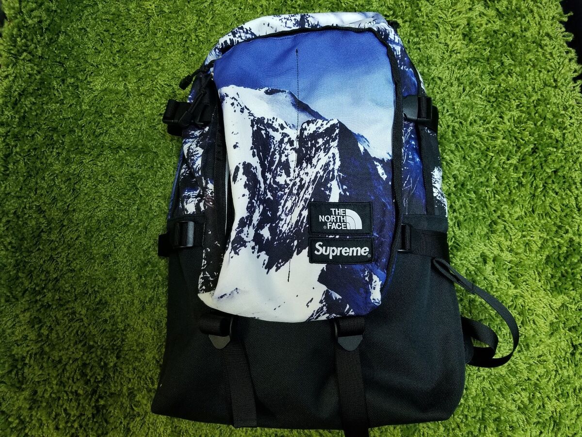 Supreme X The North Face S Logo Expedition Backpack FW20 (Lime