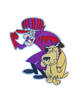 Dastardly & Mutley The Wacky Races Cartoon Iron On Patch Sew on Embroidered New