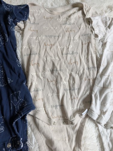 Gerber And Carter's Printed Short Sleeve Cotton Bodysuits Size 18 Months - Picture 12 of 14
