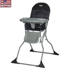 Simple Fold High Chair Portable Adjustable Tray Compact Folding Baby Seat New