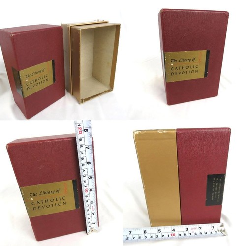 Catholic Missal Prayer Books Box Set 3 Library of Catholic Devotions Gilded Pgs. - Picture 20 of 20