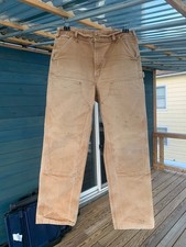 Vintage Sun-Faded Carhartt Double Knee Carpenter Denim